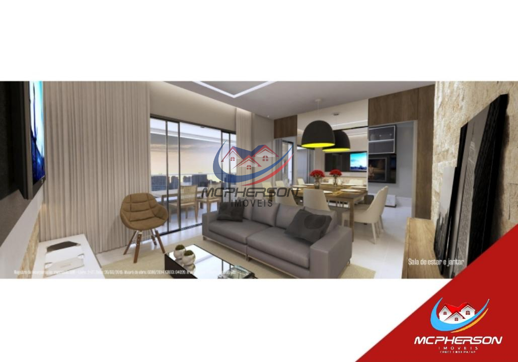 Apartamento à venda com 3 quartos, 125m² - Marco,Belém