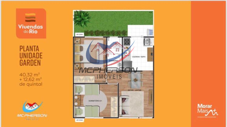 Apartamento à venda com 2 quartos, 40m² - Quarenta Horas (Coqueiro),Ananindeua