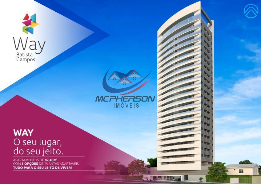 Apartamento à venda com 3 quartos, 84m² - Batista Campos,