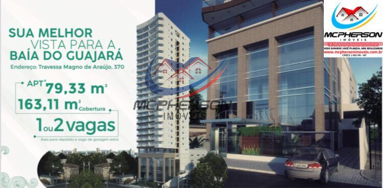 Apartamento para Venda em Belém, Telégrafo Sem Fio, 3 dormitórios, 1 suíte, 2 banheiros, 2 vagas - Mcpherson Imóveis