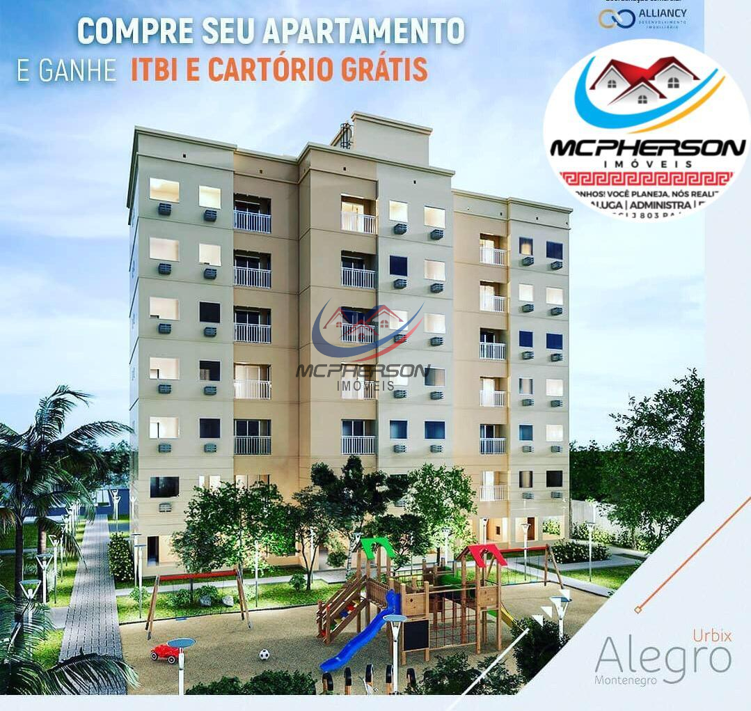 Novo Alegro Montenegro 2quartos 1 suite cozinha americana - Mcpherson Imóveis