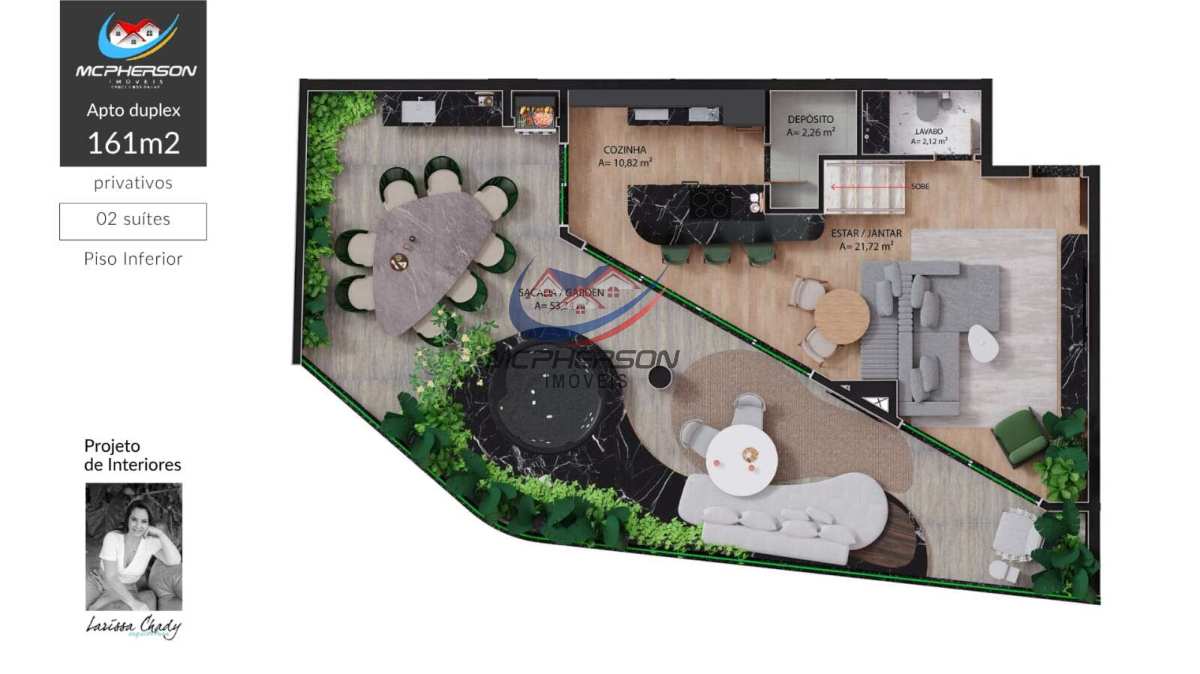 Apartamento de luxo à venda, 48m² - Batista Campos,Belém