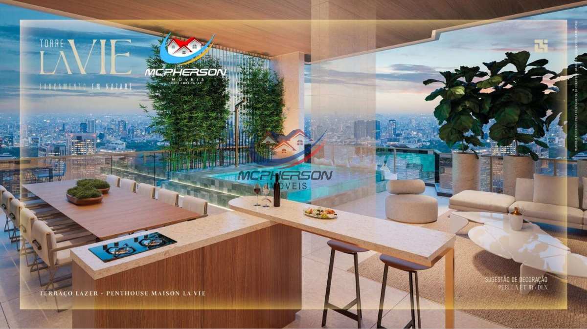 Apartamento de luxo à venda com 3 quartos, 188m² - Nazaré,Belém