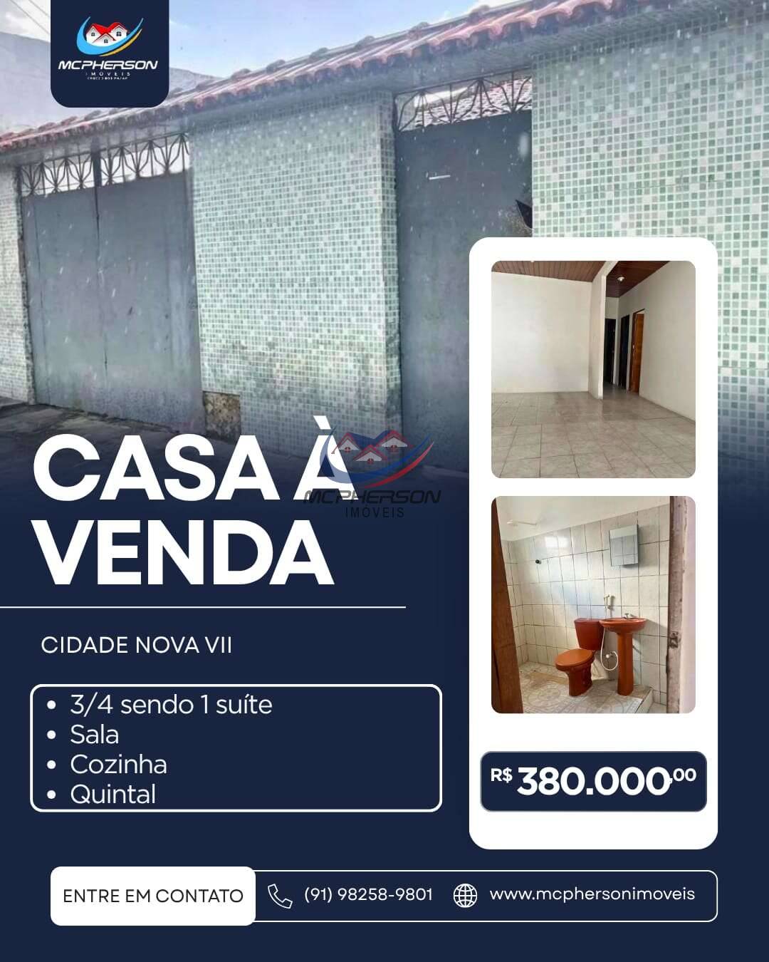 Casa à venda com 3 quartos - Coqueiro,Ananindeua