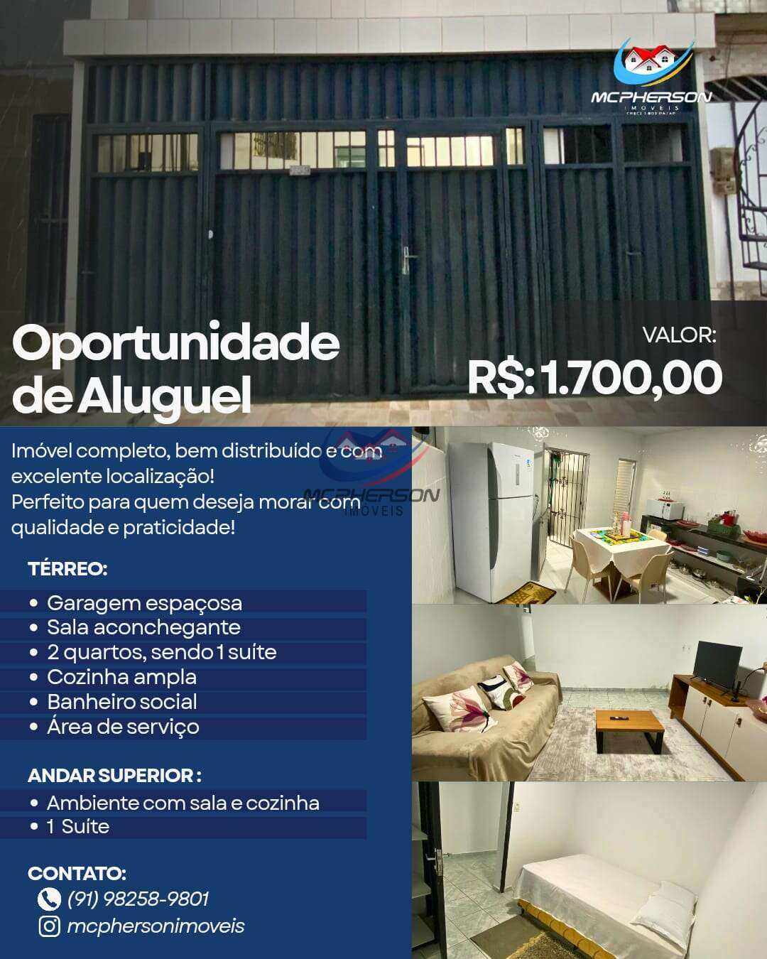 Casa para alugar com 2 quartos - Castanheira,Ananindeua