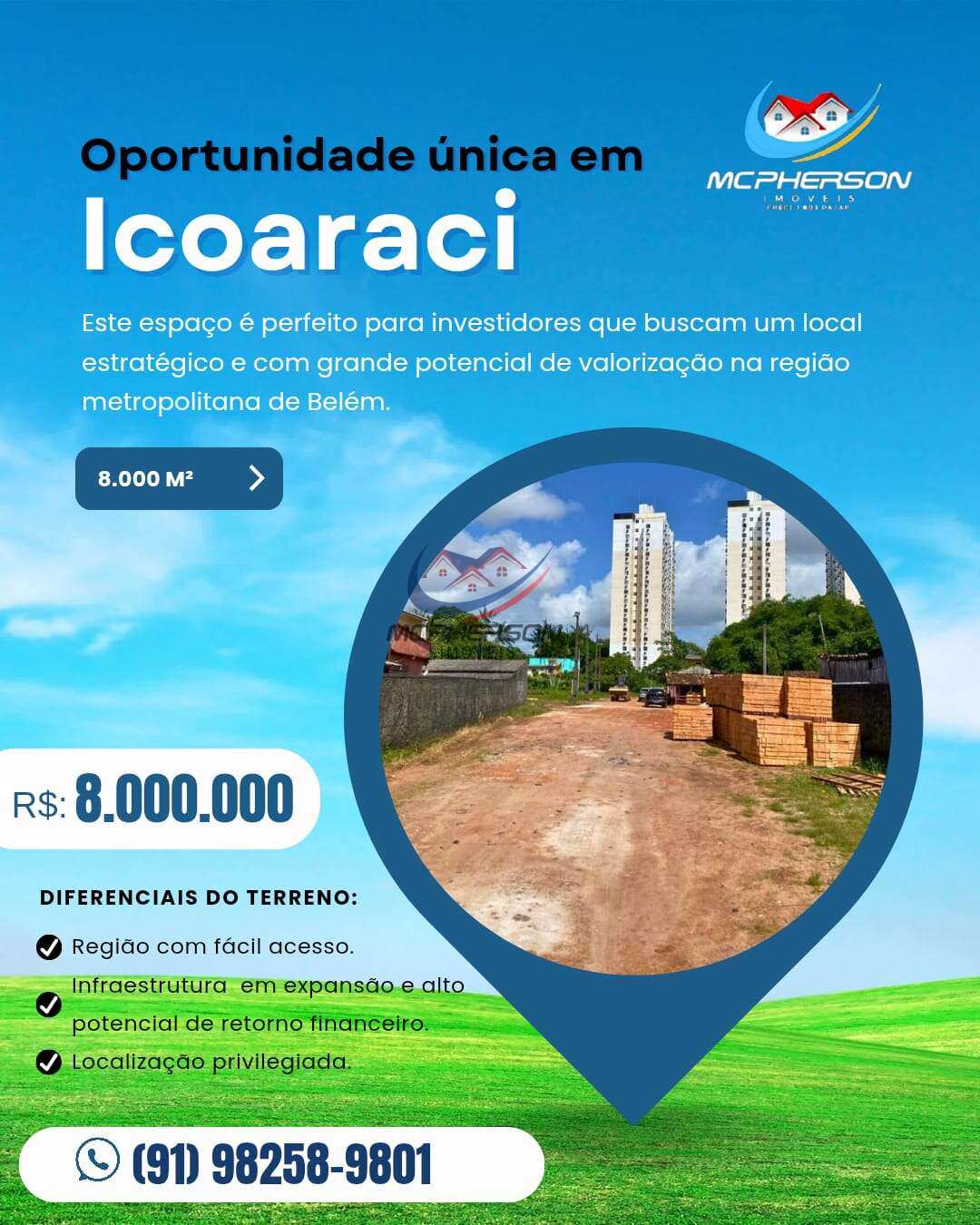 Lote à venda - Campina de Icoaraci (Icoaraci),Belém