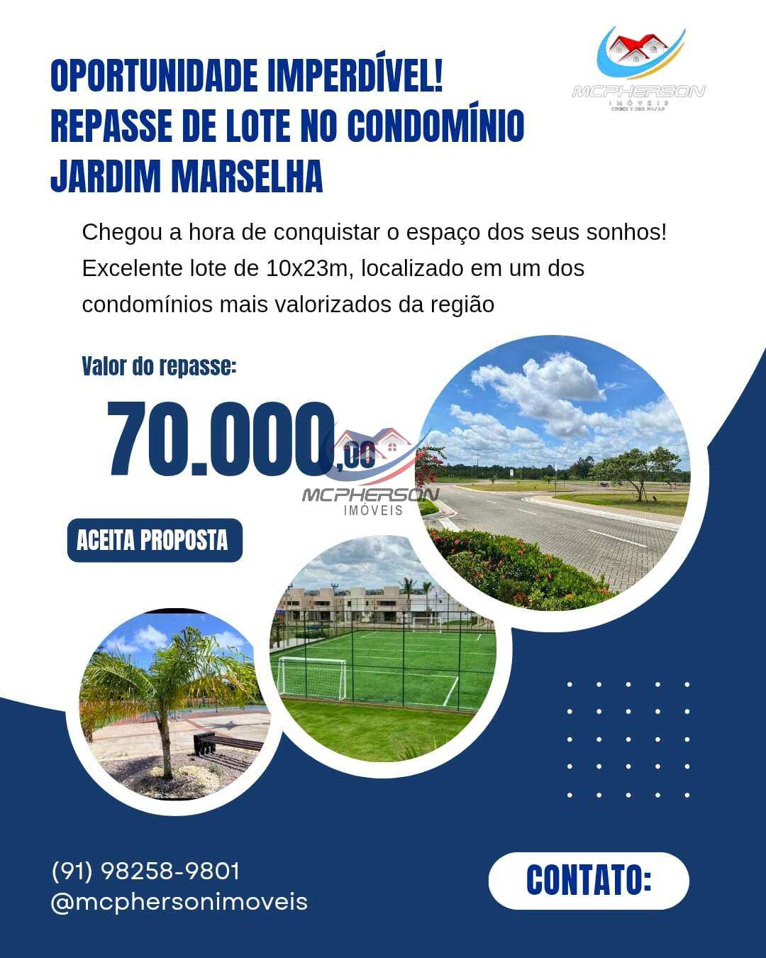 Lote em Condomínio à venda em Ananindeua, Marituba, 10x23mm² - Mcpherson Imóveis