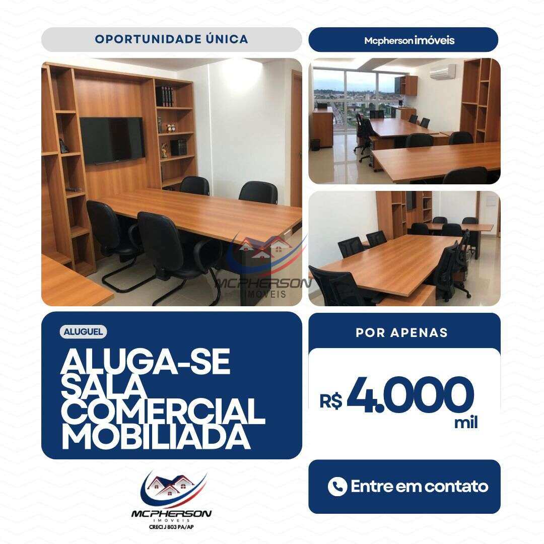Sala comercial para alugar, 31m² - Parque Verde,Belém